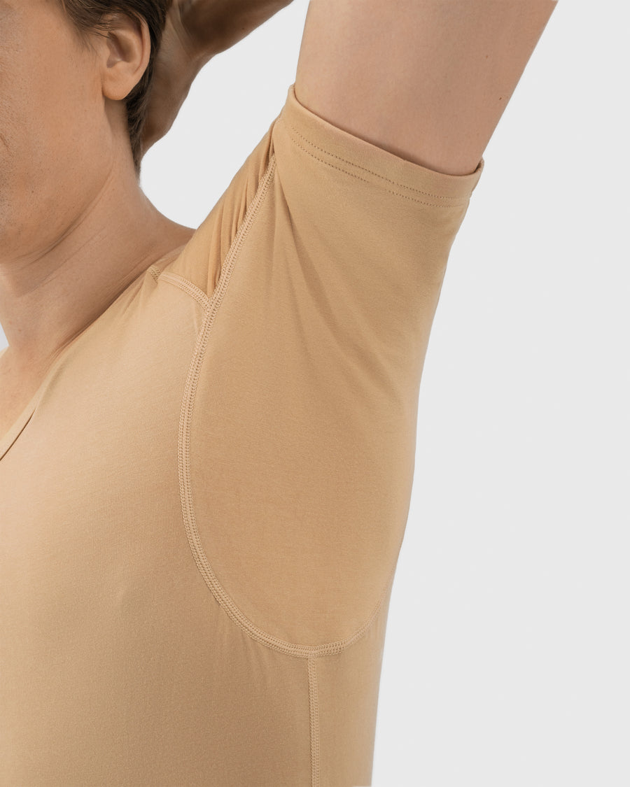 mouwloze top, t-shirt, neutrale kleur, kinaste stuk, plat katoen?